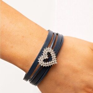 Wildly in Love - Blue Bracelet